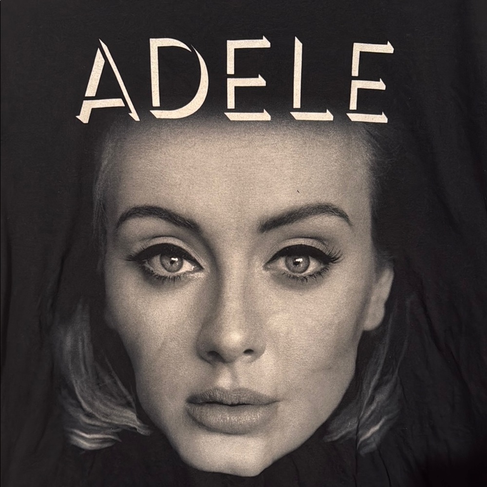 Adele Black Graphic Tee - image 1